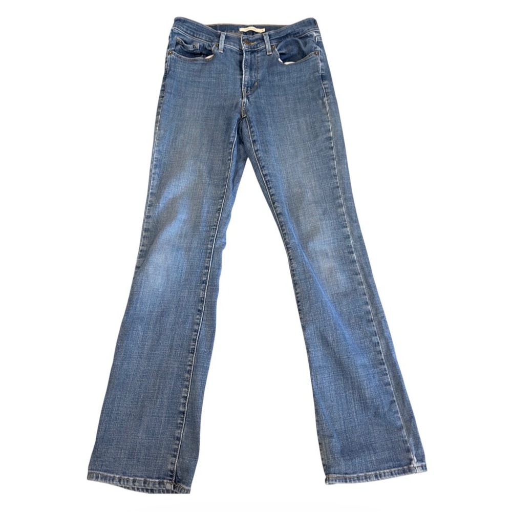 Levi Strauss Co Womens Classic Bootcut Jeans Medium Wash Blue Size 4 Mid Rise